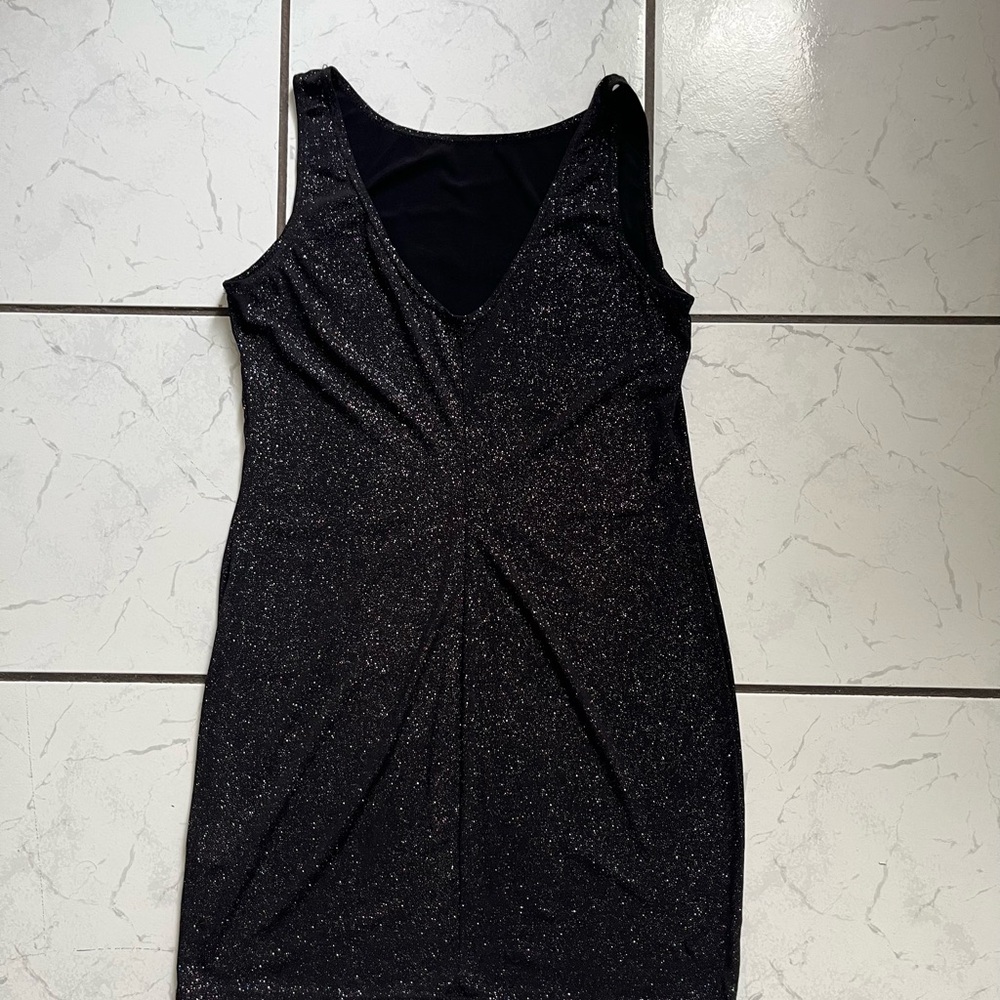 Bebe vintage rhinestone glitter dress - Picture 5 of 6